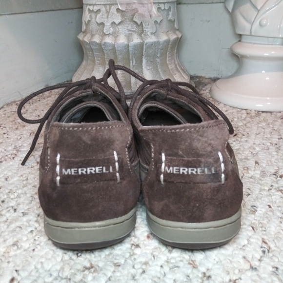 Merrell Ashland Tie Ladies Lace-Up Casual Shoe Style J42514 Color Is Coffee - Picture 6 of 13